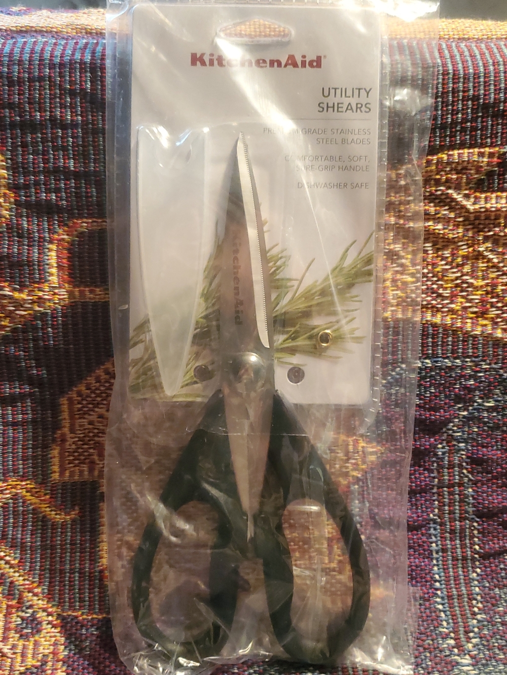 KitchenAid Black and Silver Utility Shears New!!